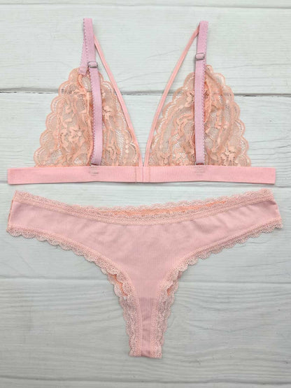 Conjunto elastico rosa