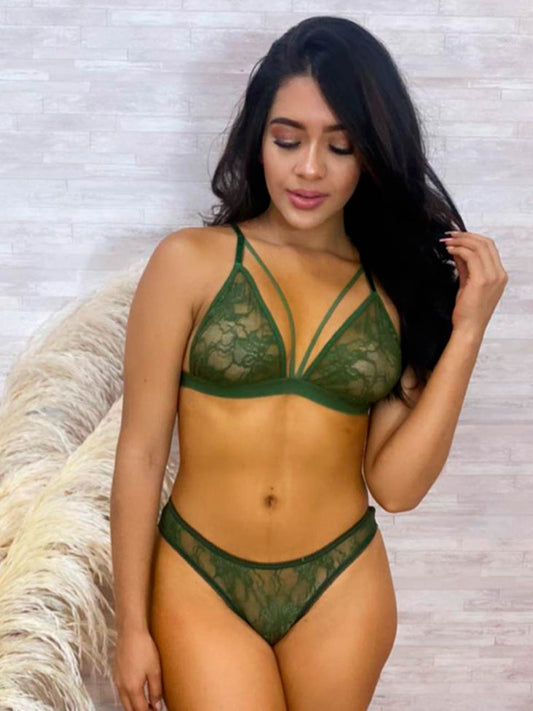 Conjunto elastico verde