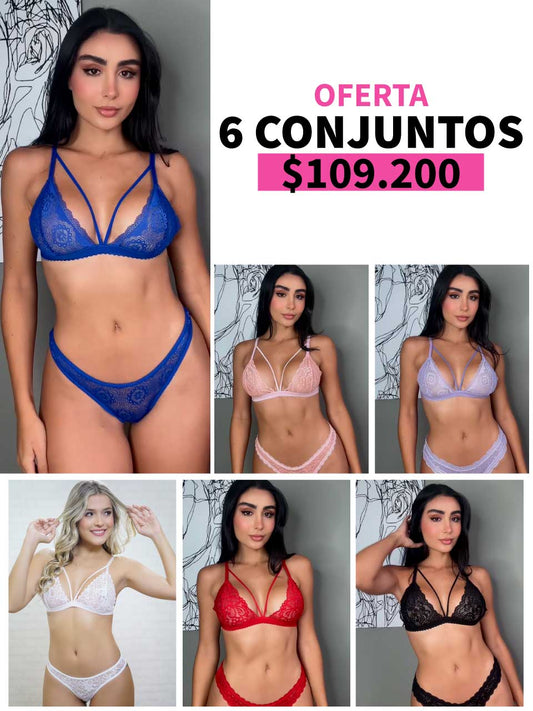 LLEVA 6 CONJUNTOS ELASTICO - 35%