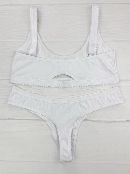 Conjunto rib  esencial blanco