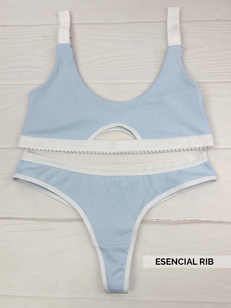 Conjunto rib  esencial cielo