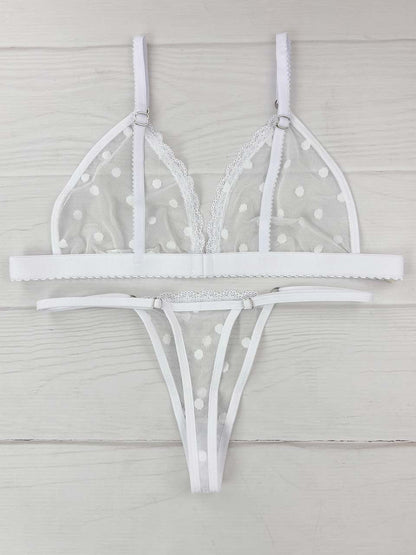 Conjunto grabado blanco