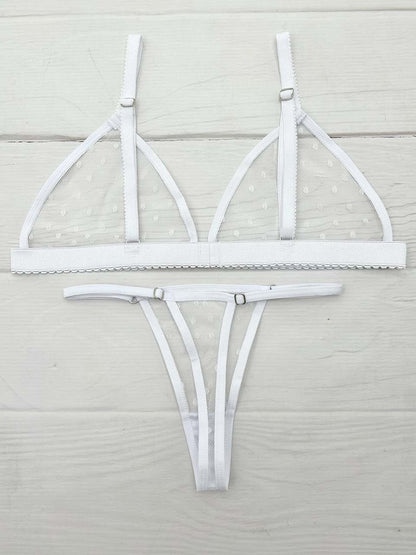Conjunto grabado blanco