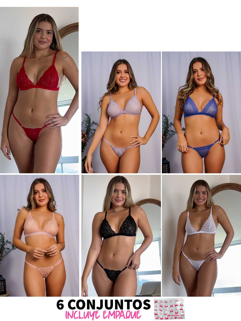 6 CONJUNTOS GRADUACION - 25%