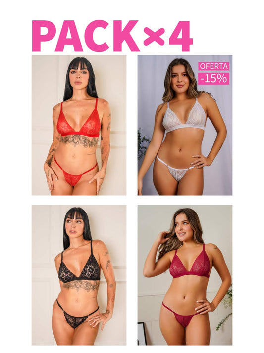 PACK X4 MARIPOSA