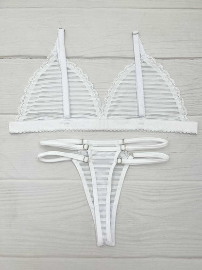 Conjunto mayatex triangulo blanco