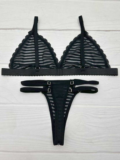 Conjunto mayatex triangulo negro