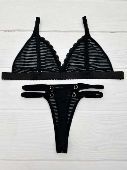 Conjunto mayatex triangulo negro