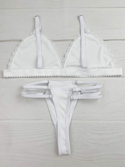 Conjunto rib triangulo blanco
