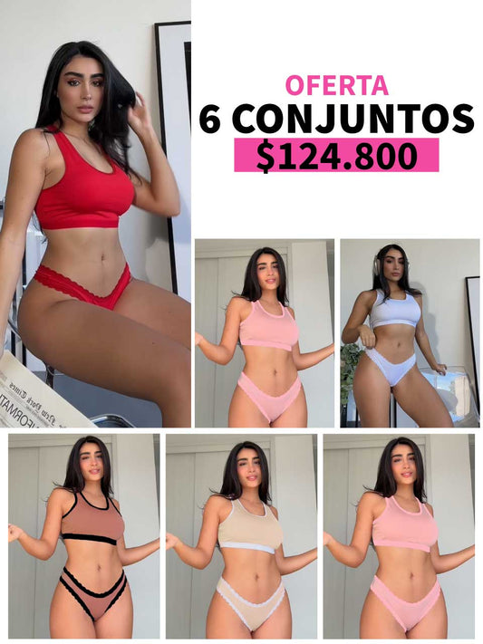 LLEVA 6 CONJUNTOS SPORT - 35%