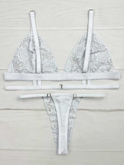 Conjunto tiras blanco