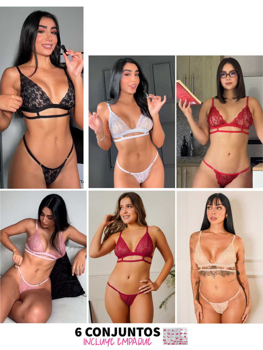 6 CONJUNTOS TIRAS - 25%