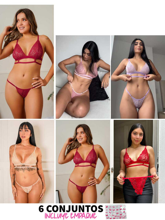 6 CONJUNTOS TIRAS - 25%