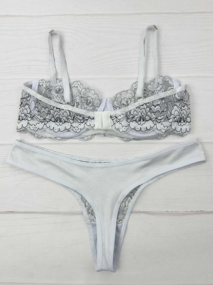 Conjunto varilla bicolor blanco