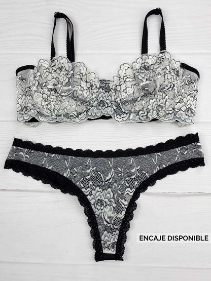 Conjunto varilla bicolor negro