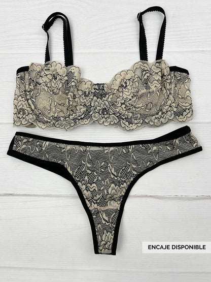 Conjunto varilla bicolor negro