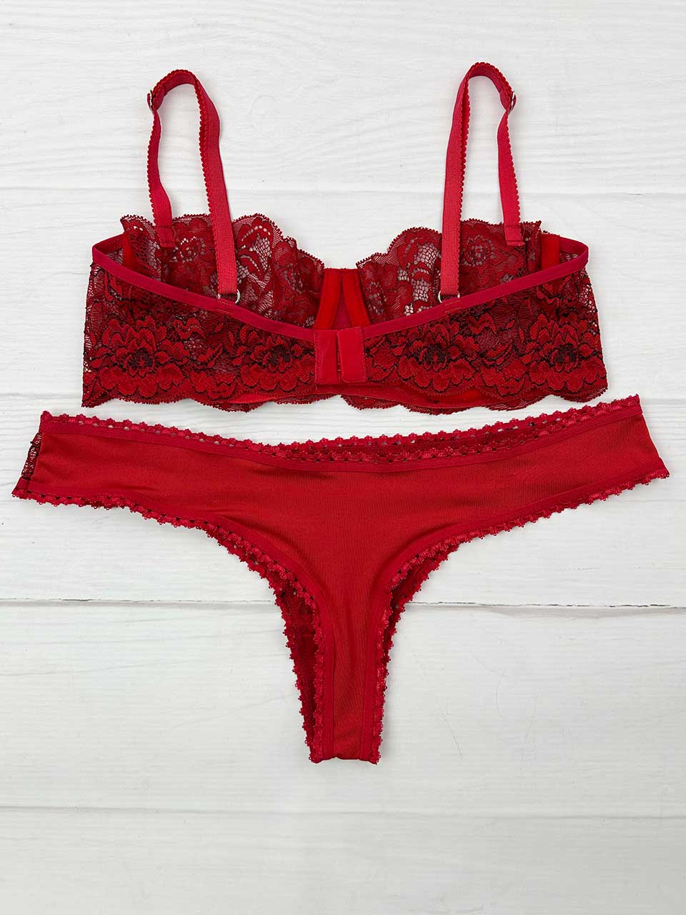 Conjunto varilla bicolor rojo