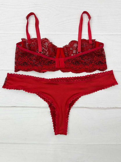 Conjunto varilla bicolor rojo