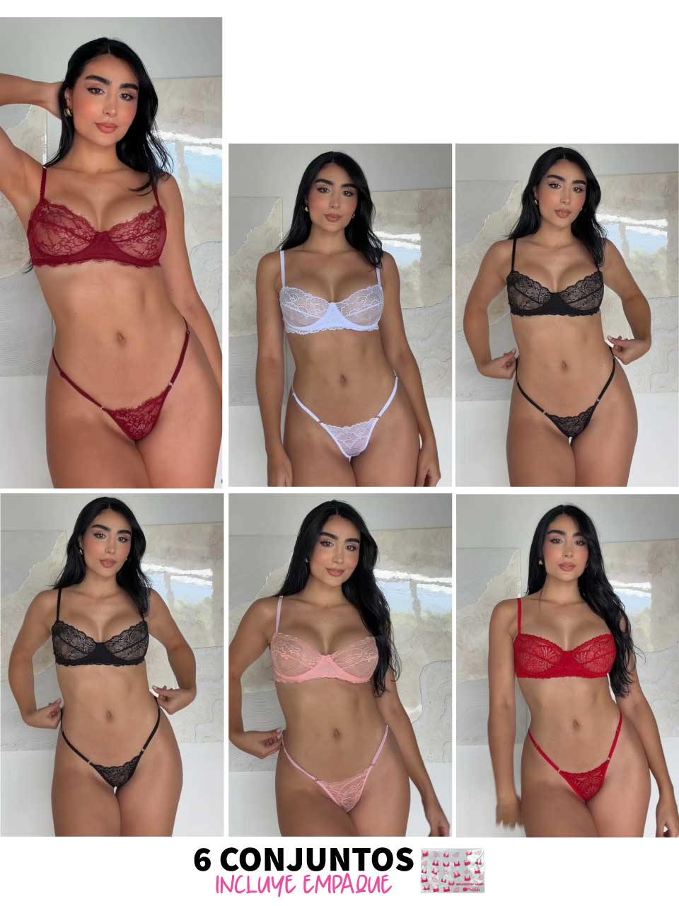 6 CONJUNTOS VARILLA - 25%