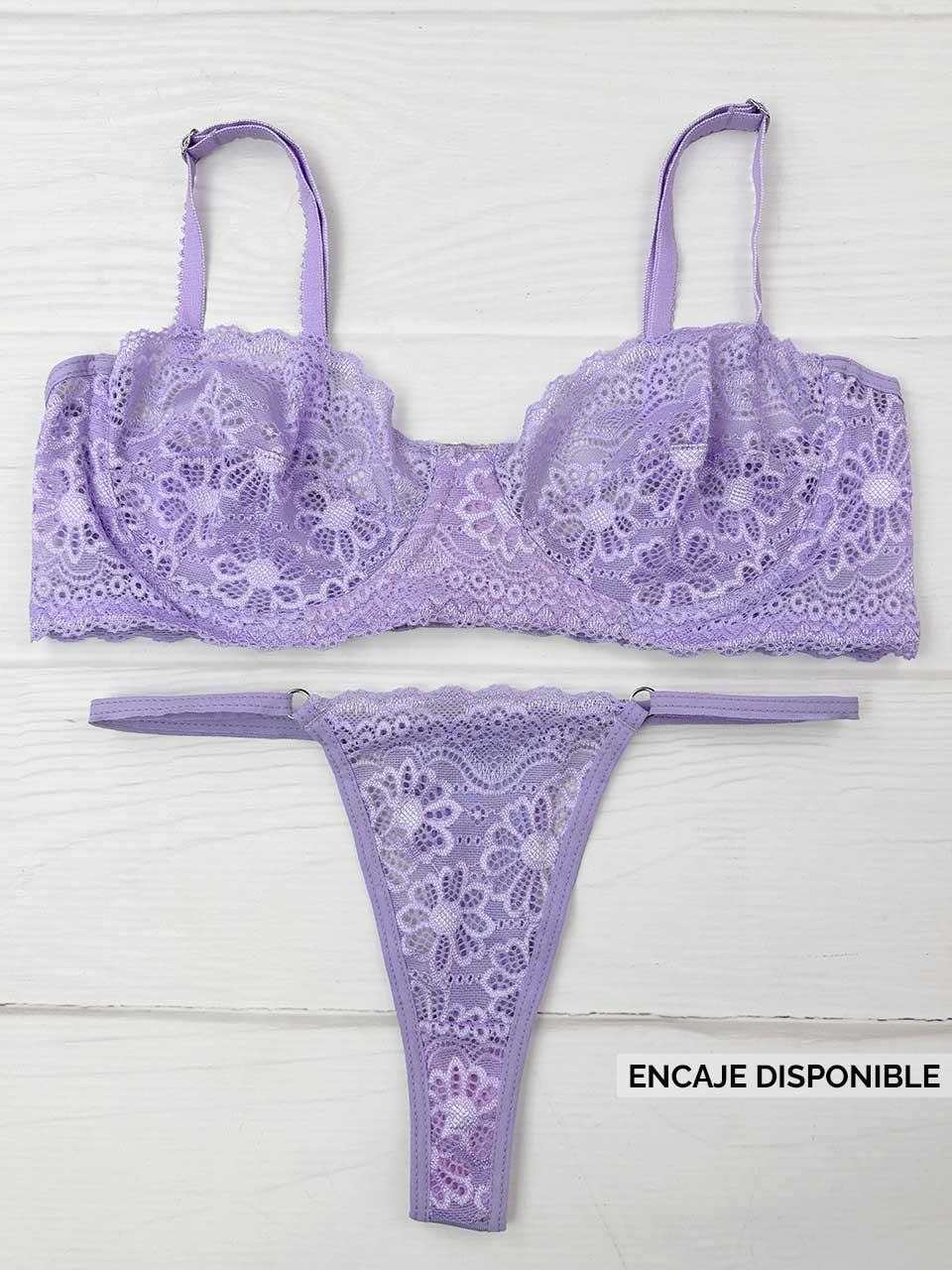 Conjunto varilla lila