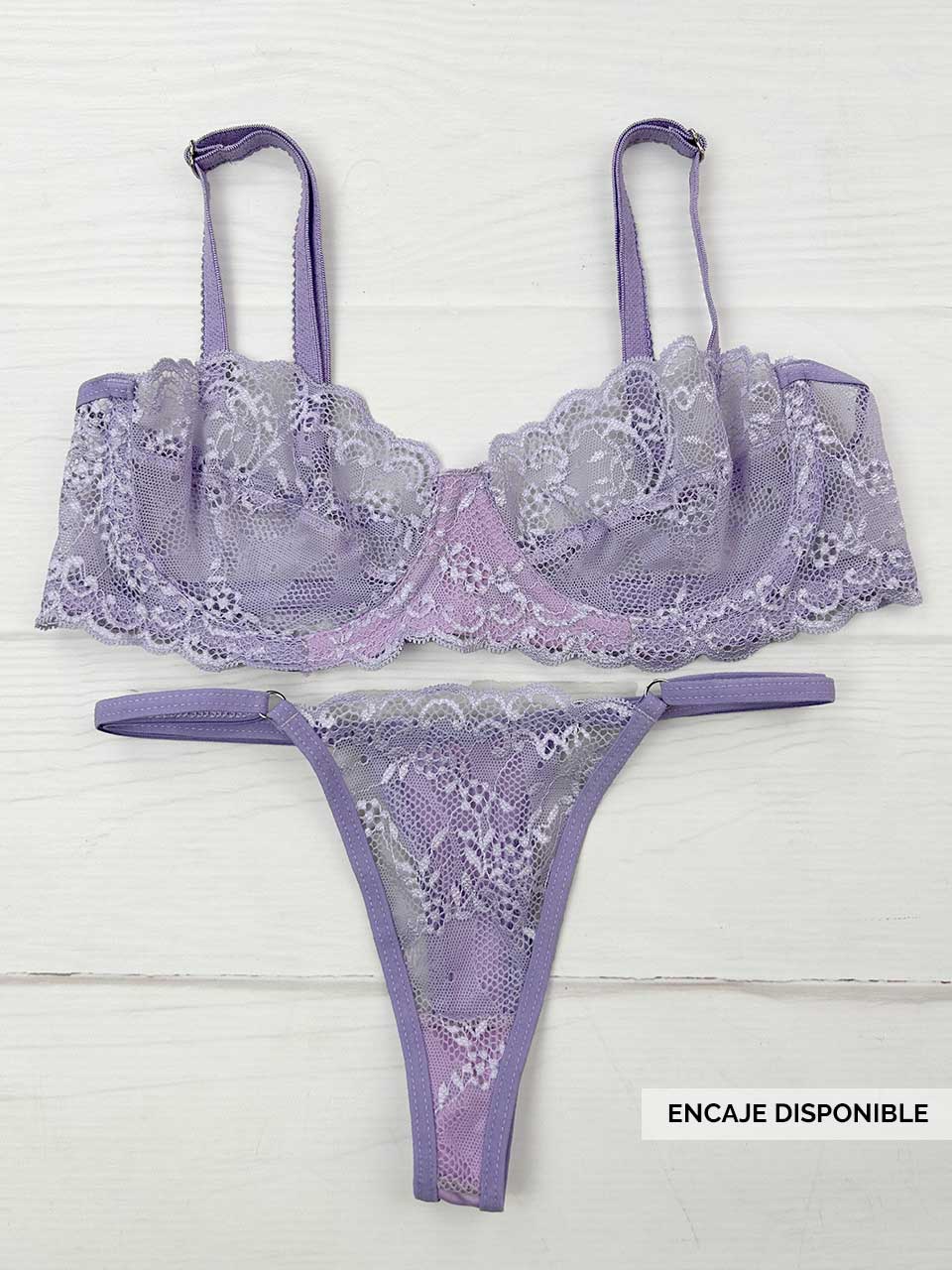 Conjunto varilla lila