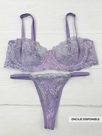 Conjunto varilla lila