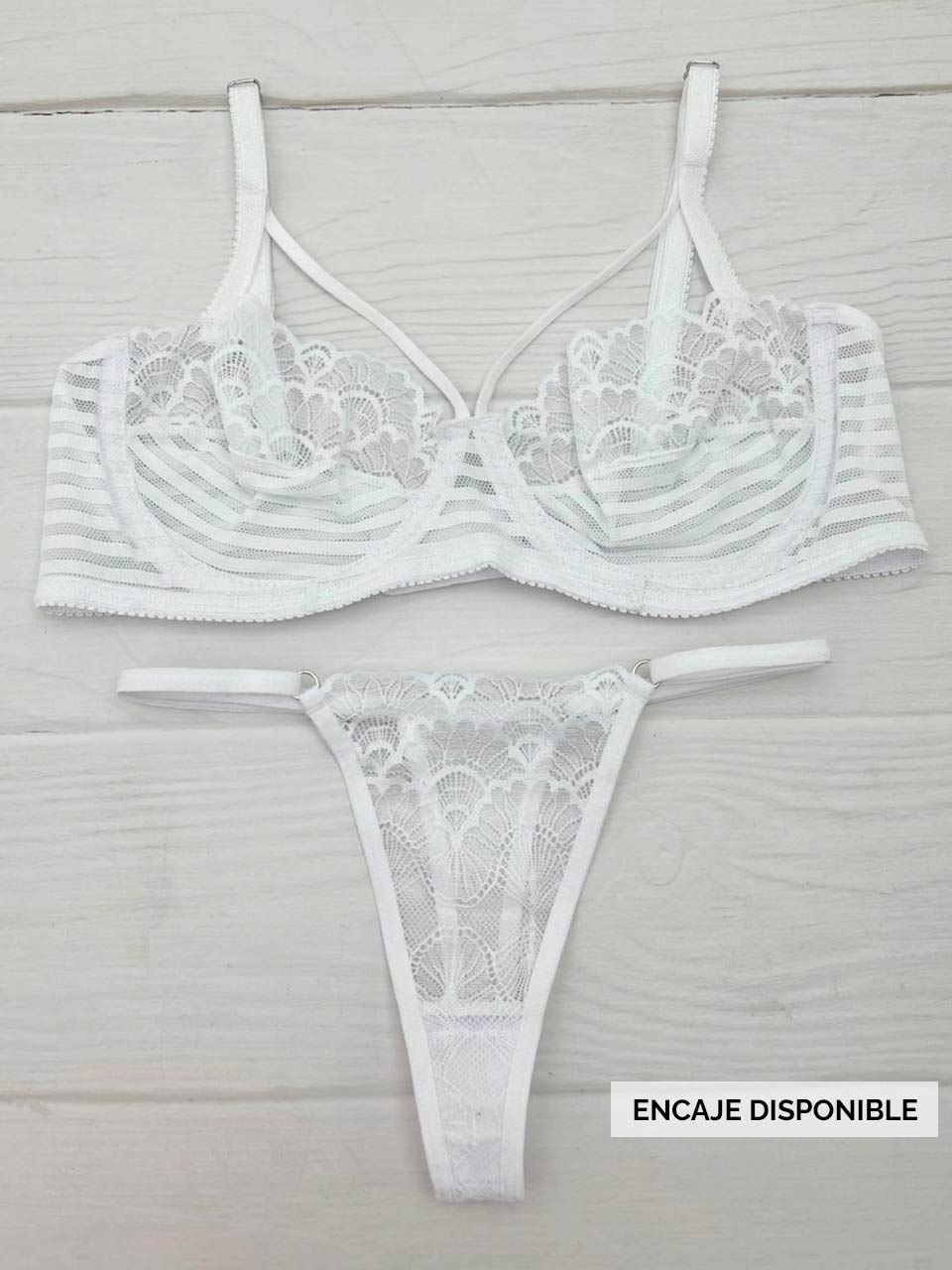 Conjunto varilla mayatex tiras blanco