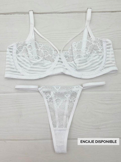 Conjunto varilla mayatex tiras blanco