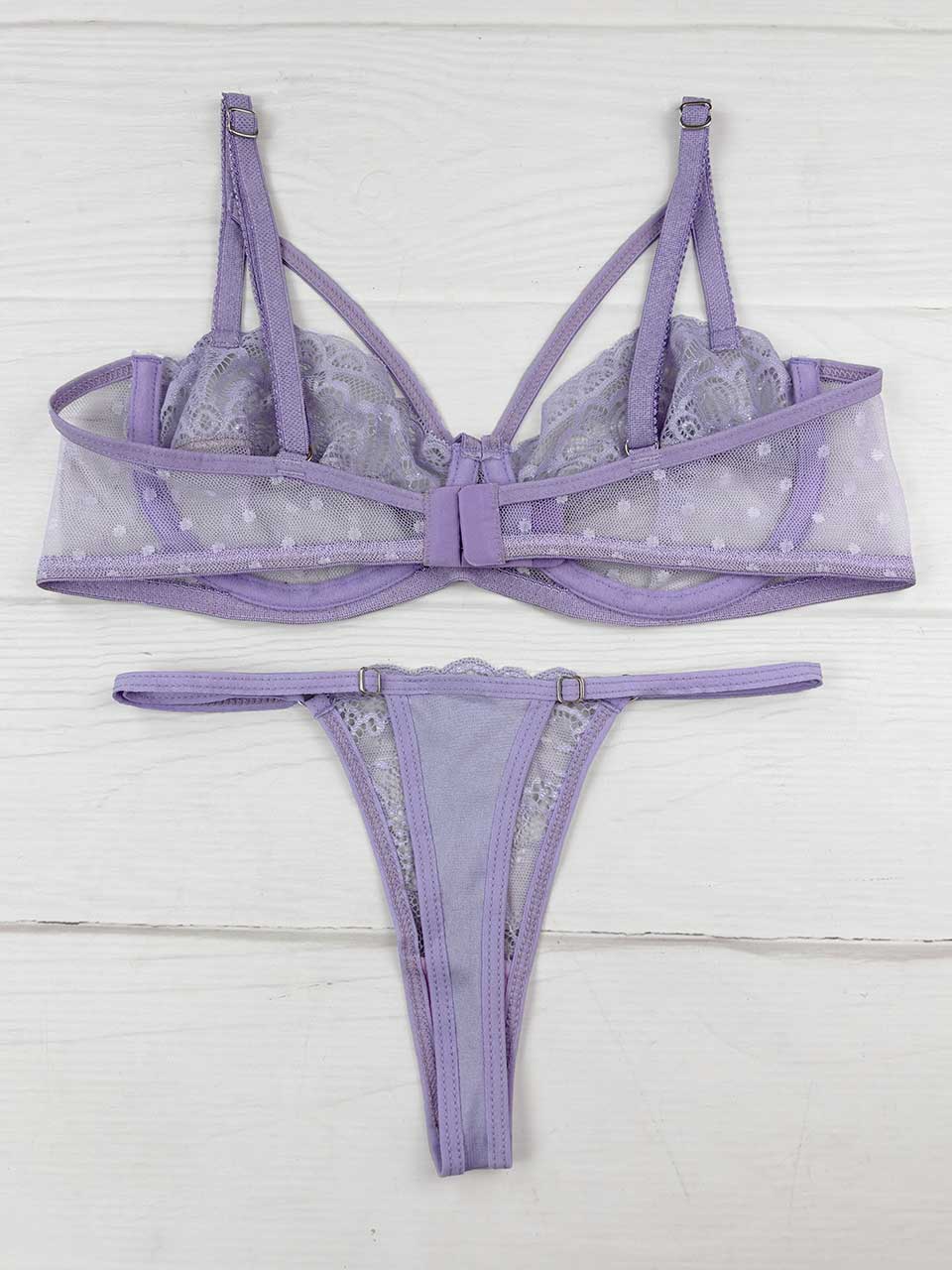 Conjunto varilla tiras lila
