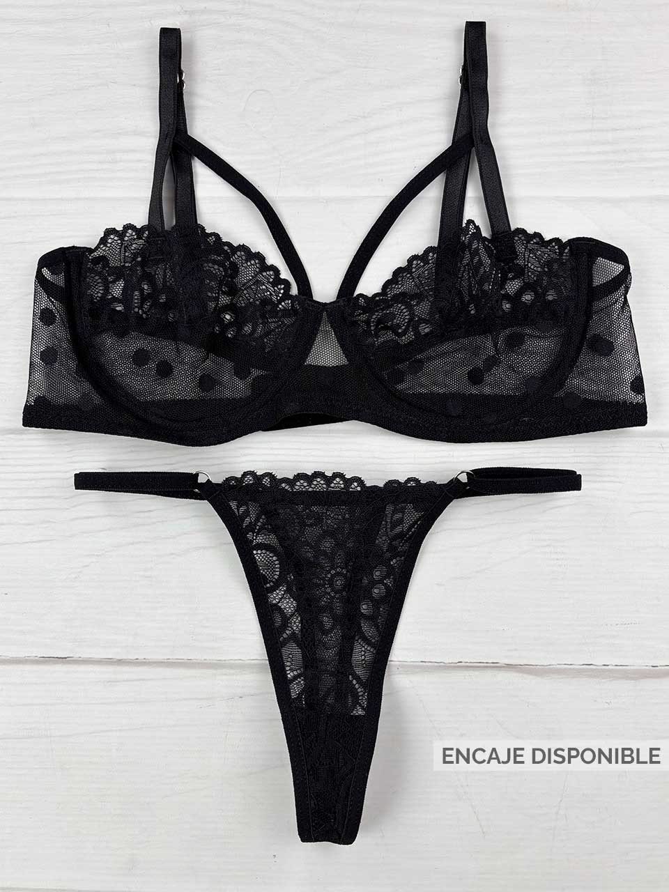 Conjunto varilla mayatex tiras negro