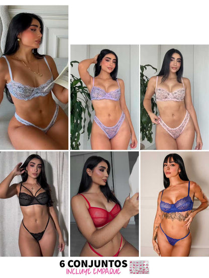 AHORRO 6 CONJUNTOS VARILLA BICOLOR 25 % OFF