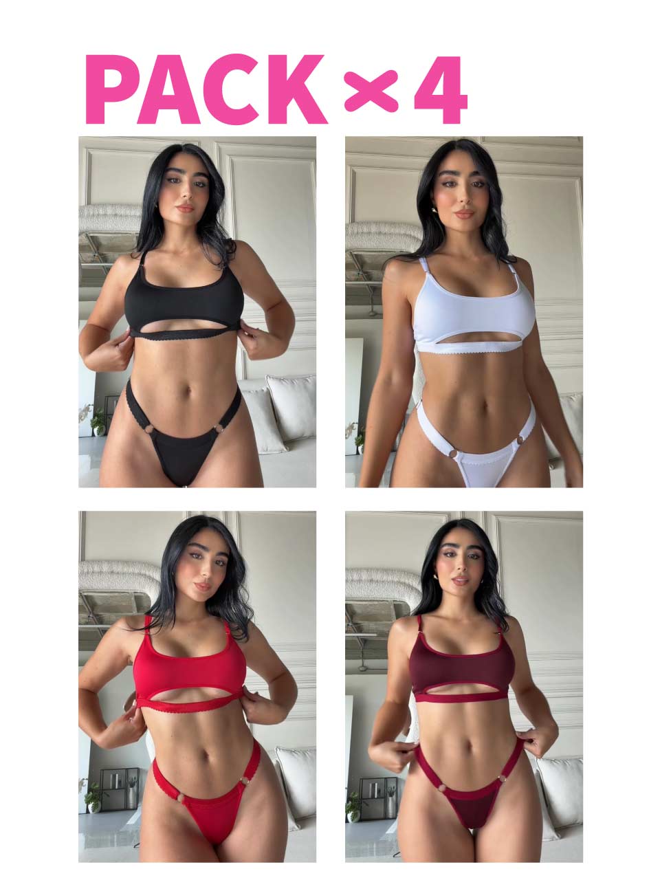 PACK X4 DEPORTIVOS