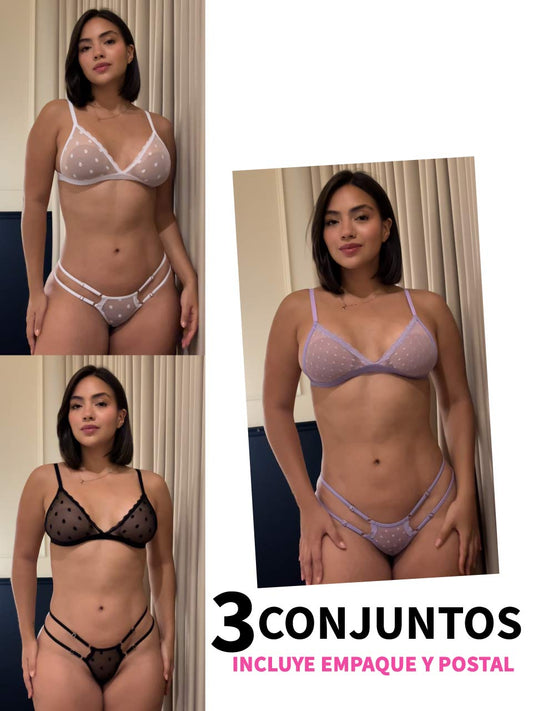 KIT #3 INCLUYE 3 CONJUNTOS