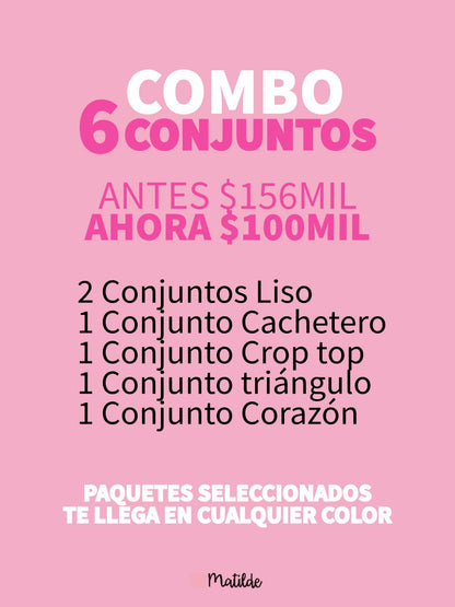 BOLSA EMPRENDEDORA  6 CONJUNTOS 100MIL