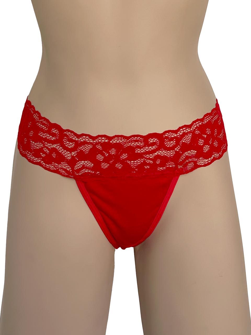 TANGA ALGODON ROJO