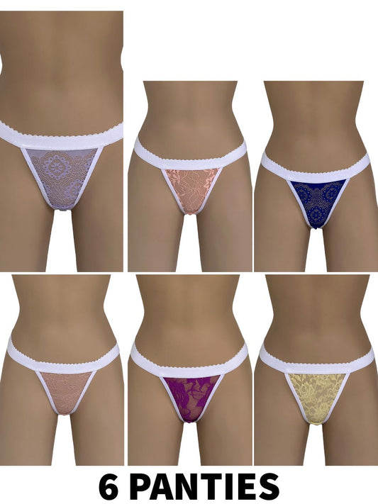 6 TANGA CONTORNO PASTELES -35%