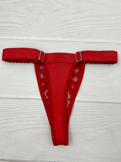 Tanga contorno graduable rojo