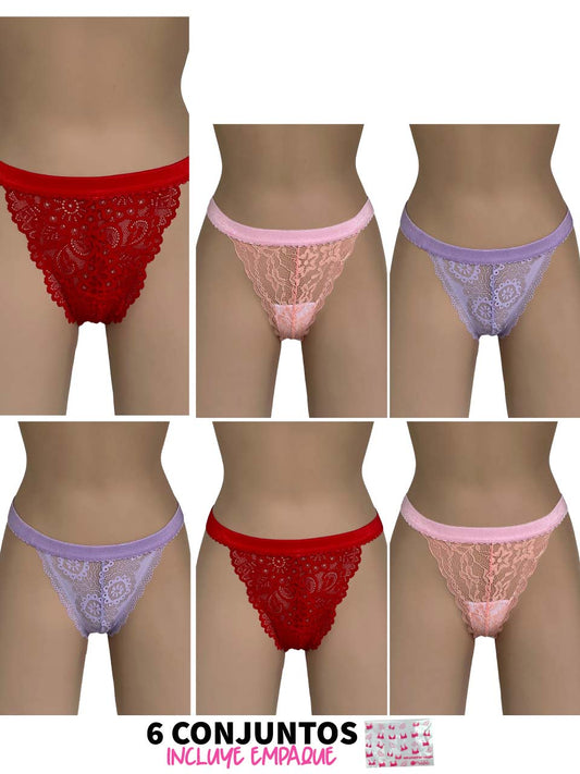 6 TANGAS CONTORNO MARIPOSA -25%