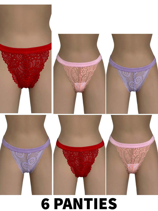 6 TANGA CONTORNO MARIPOSA -35%
