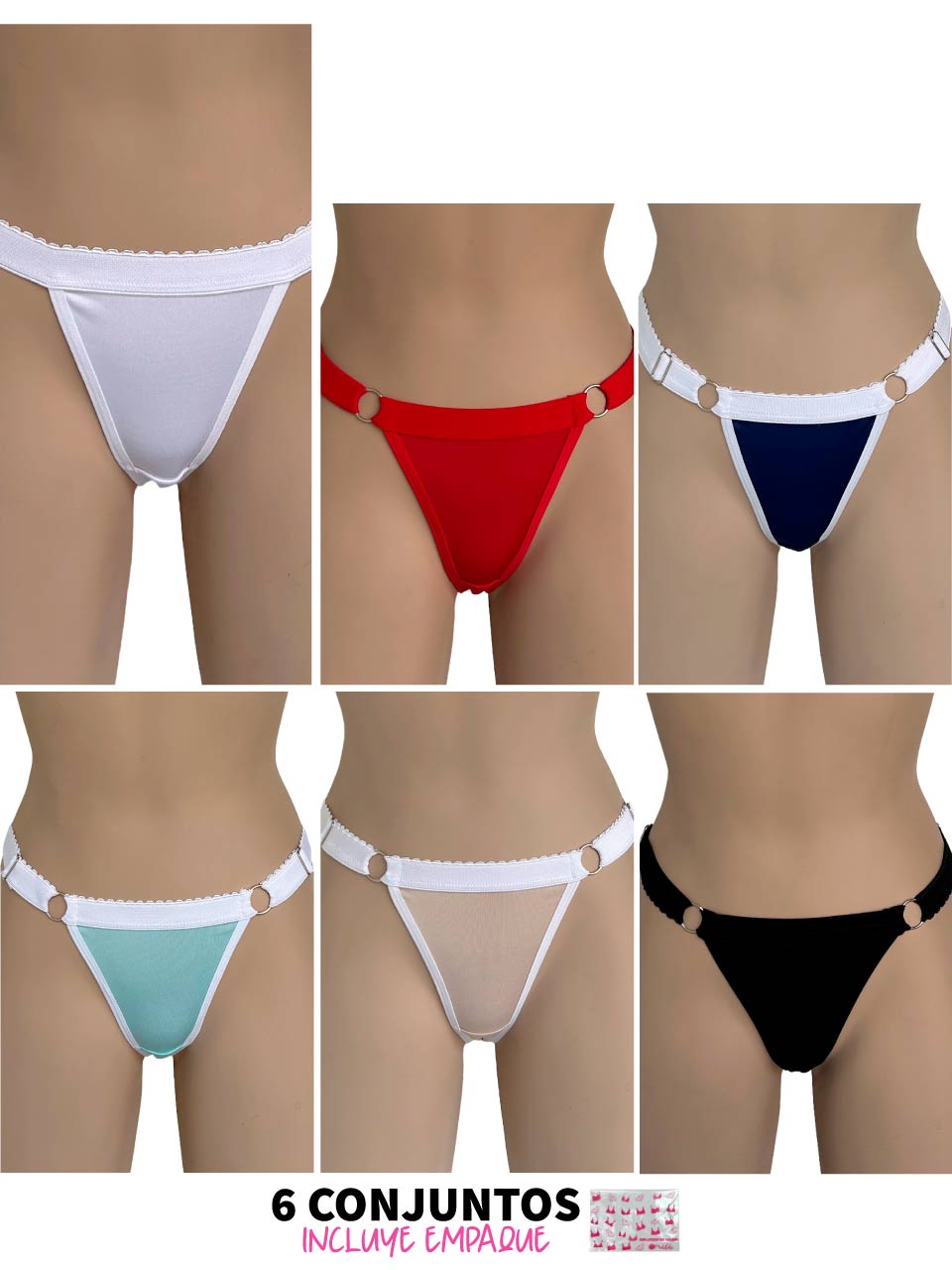 6 TANGAS CONTORNO GRADUABLE POLILICRA