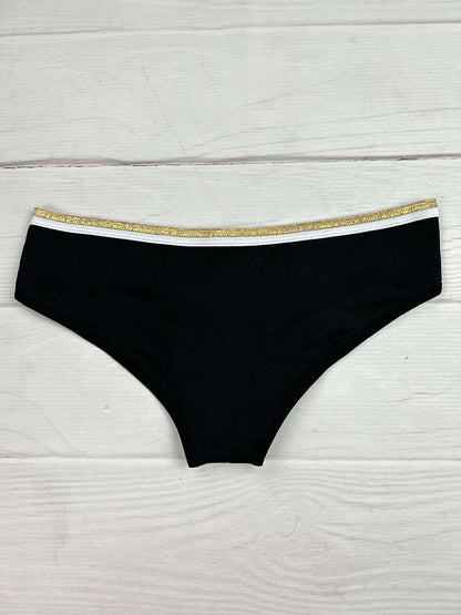 Tanga corazon luxes negra