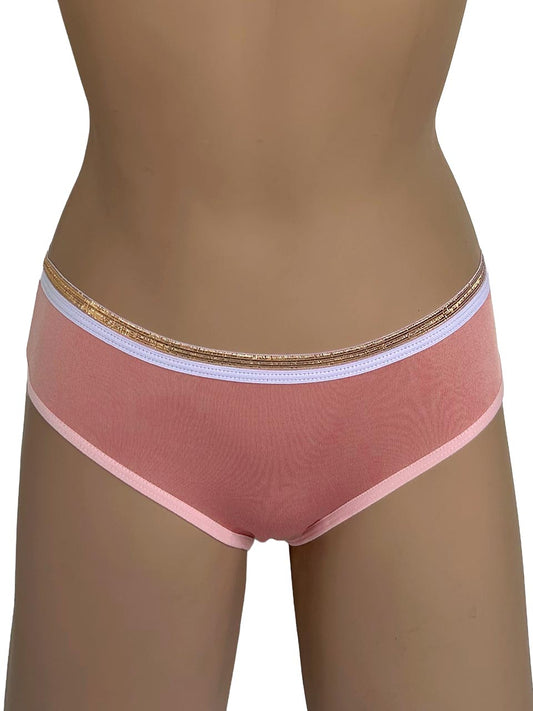Tanga corazon luxes rosa