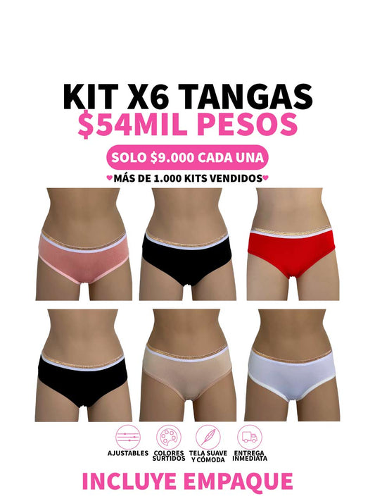 6 TANGAS CORAZON LUREX -25%