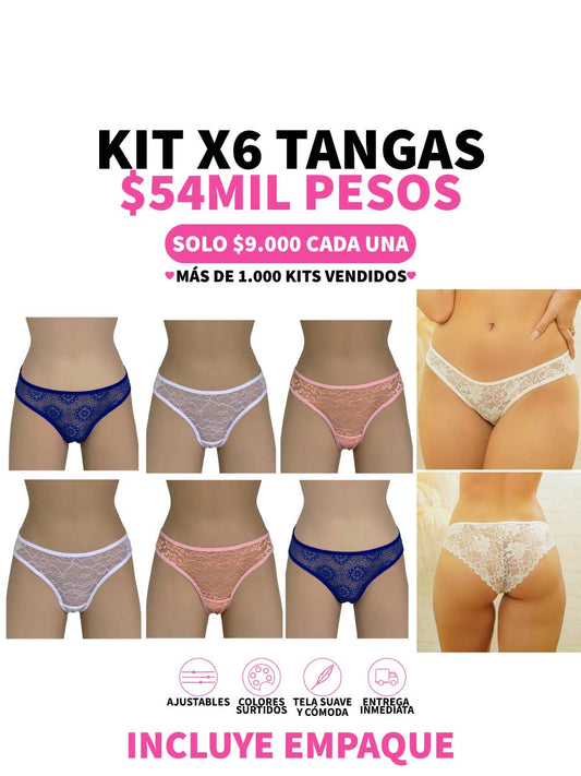 6 TANGAS CORAZON -25%