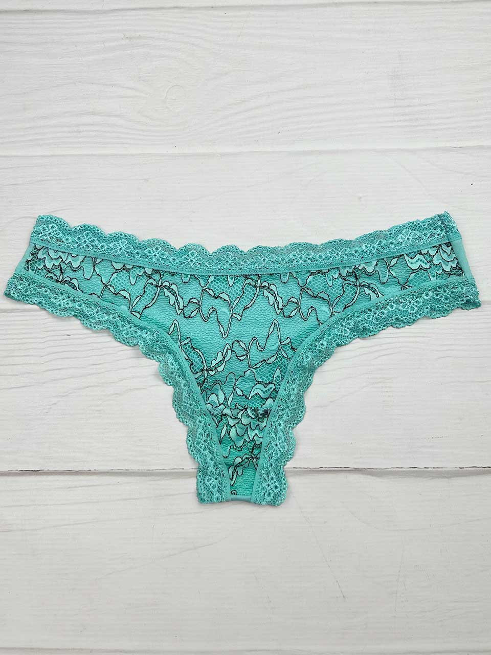 Tanga elastico bicolor menta