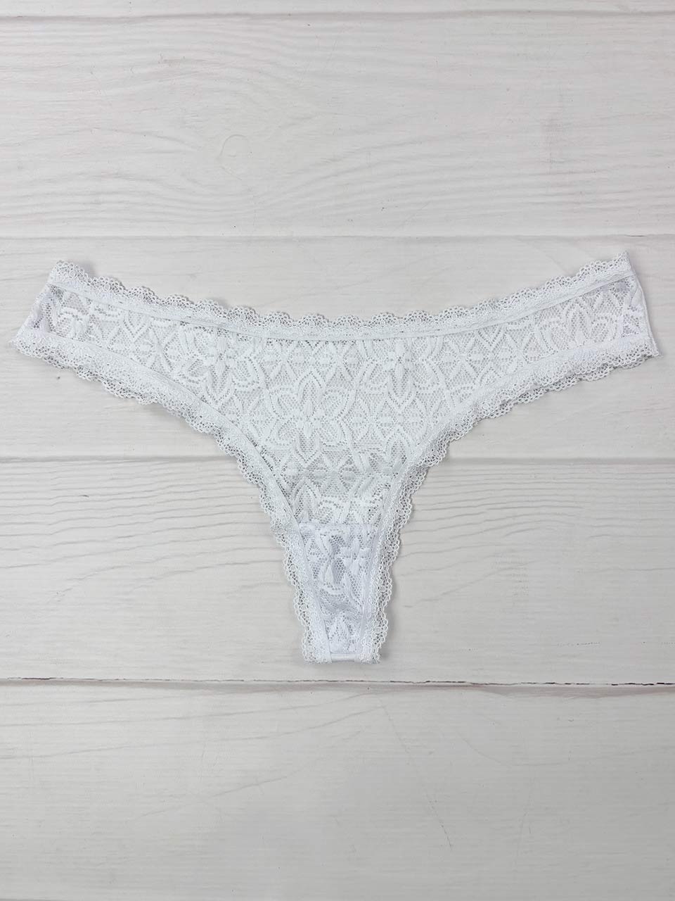 Tanga elastico blanca