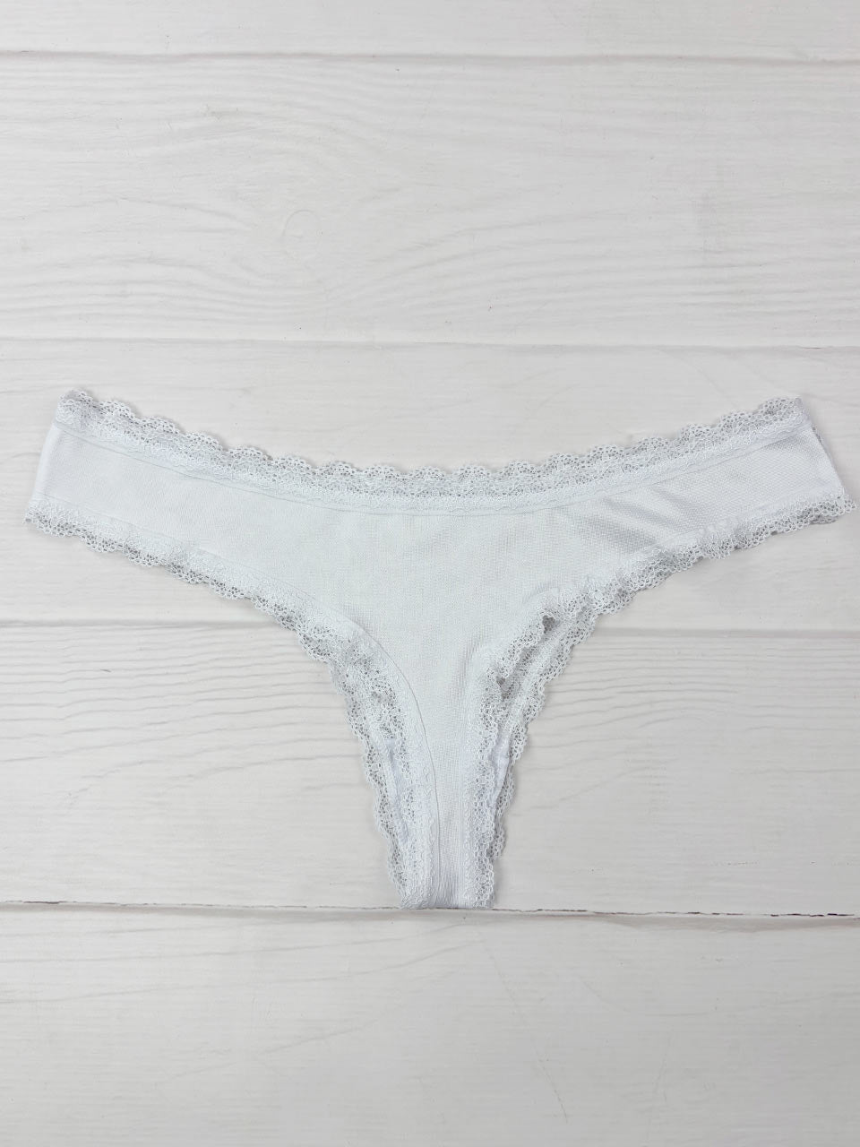 Tanga elastico blanca