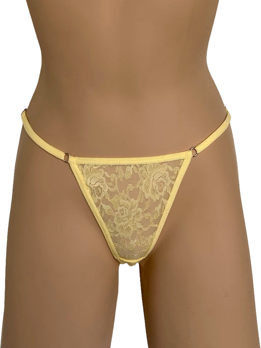 Tanga graduacion amarillo pastel