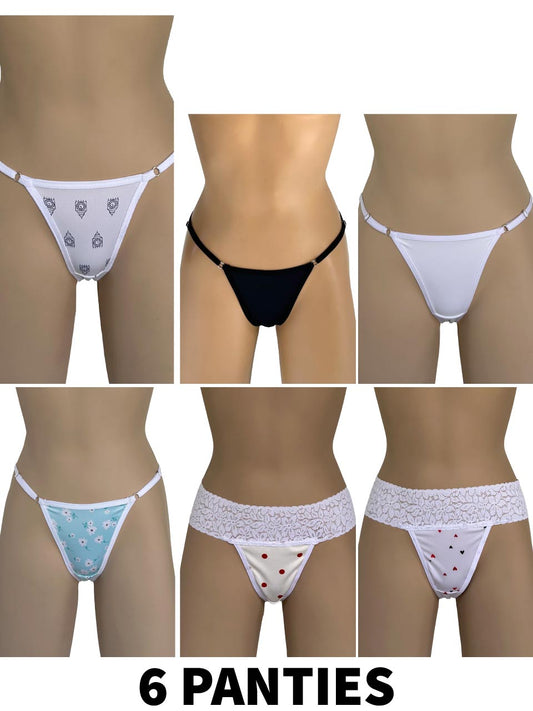 6 TANGA GRAD INVISIBLE, LISA Y FRANJA -35%