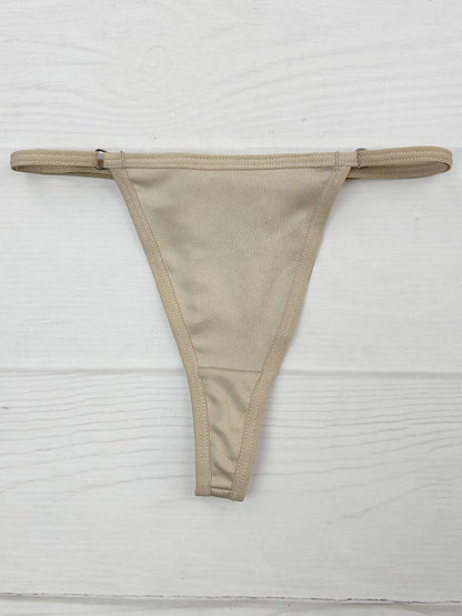 Tanga polilicra graduacion beige
